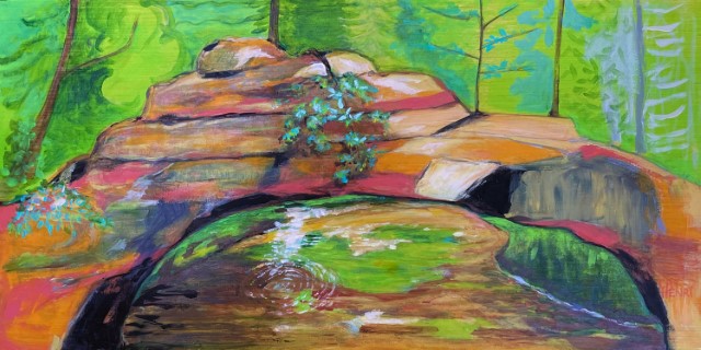 Image of Rock Bridge Arch, Red River Gorge by Cat Henry from Springfield
